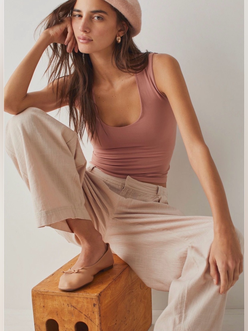 Free People| ‘Clean Lines’ Scoop Tank